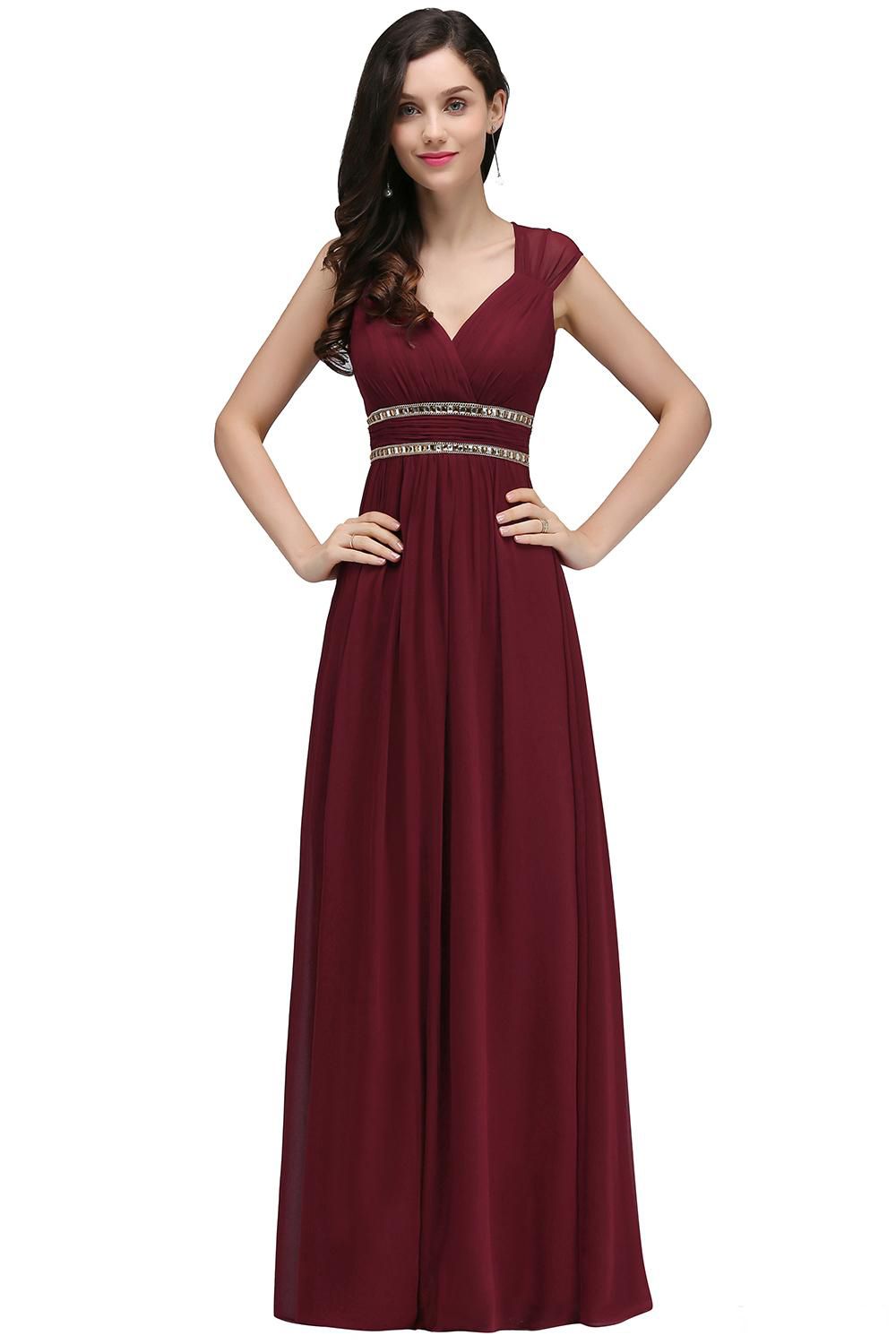 Großhandel Elegantes Langes Chiffon Kleid Mit V Ausschnitt Und Perlenbund Abendkleider Plus Size Lange Abendkleider Meerjungfrau Abendkleid Von Großhandel Elegantes Langes Chiffon Kleid Mit V Ausschnitt Und Perlenbund Abendkleider Plus Size Lange Abendkleider Meerjungfrau Abendkleid Von