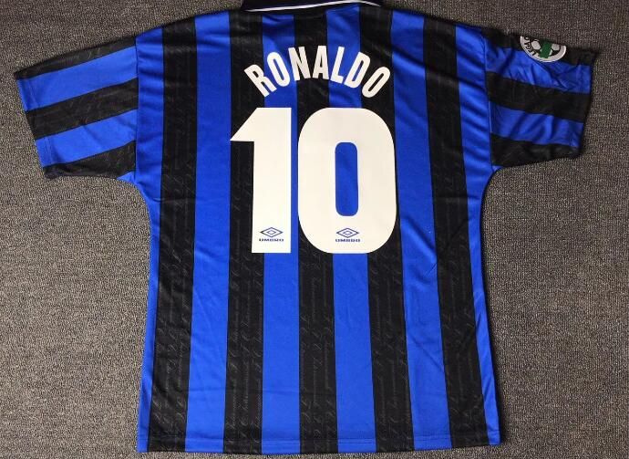 MAGLIA HOME INTER UMBRO RONALDO 10 1997 1998