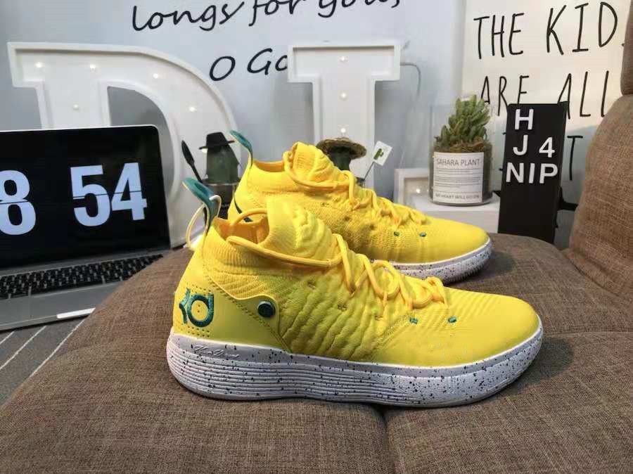 nike kd 11 jaune