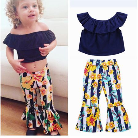 little girl flare pants