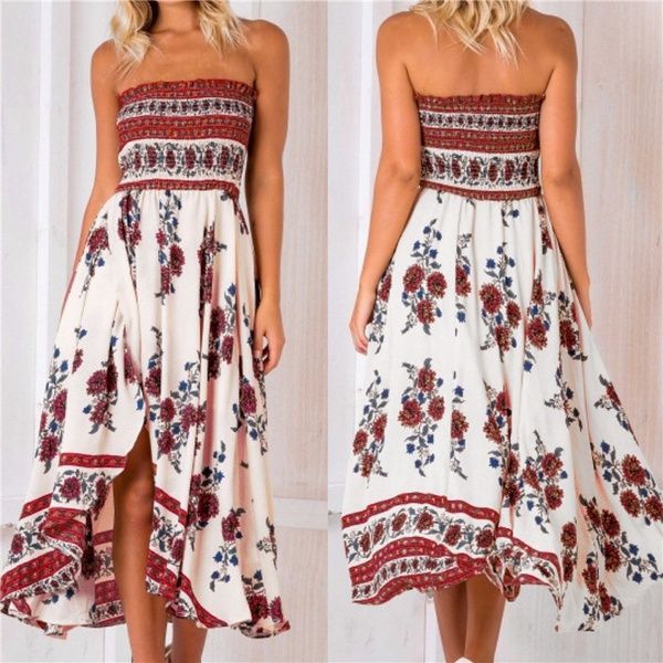bandeau sun dresses