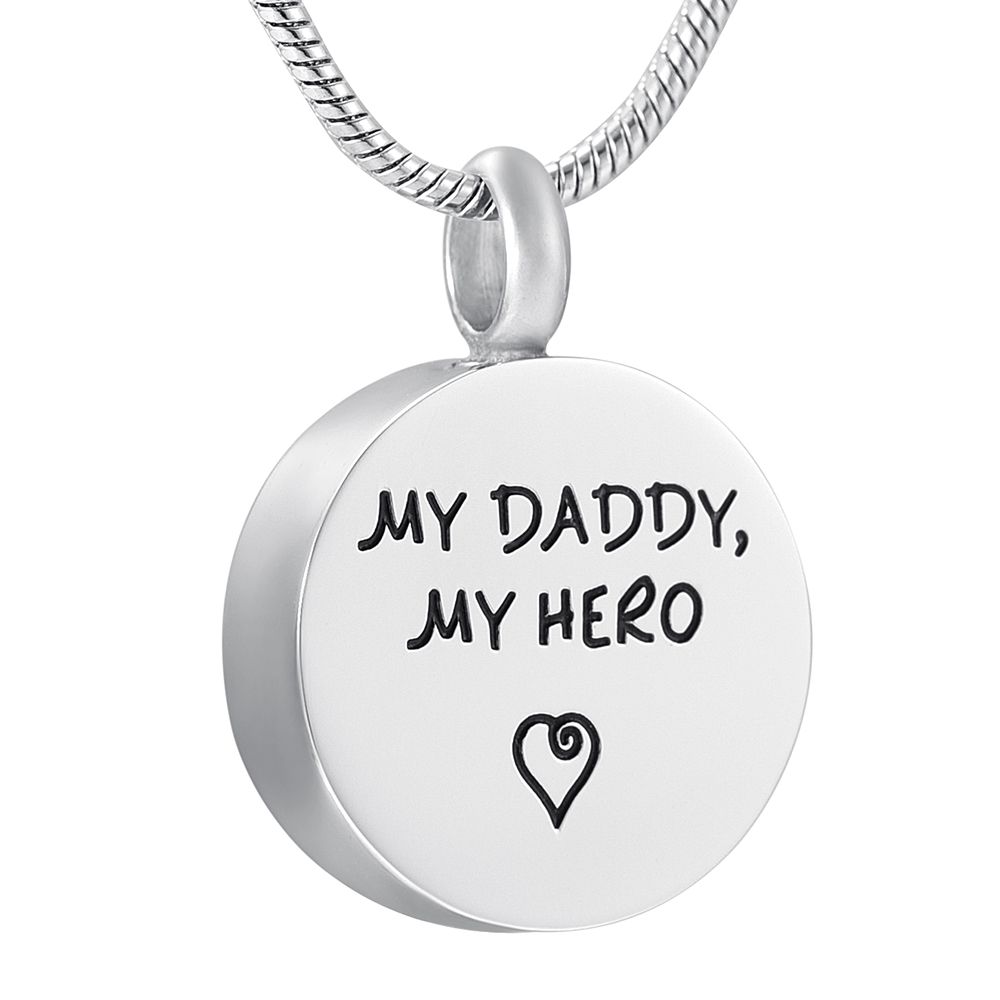 Wholesale Ijd9904 My Daddy My Hero Custom Logo Words Engraving