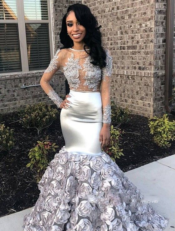 silver low back dress