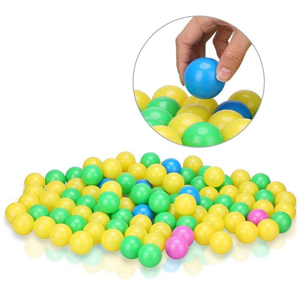 100 pces caçoa bolas coloridas do poço do divertimento para bebês