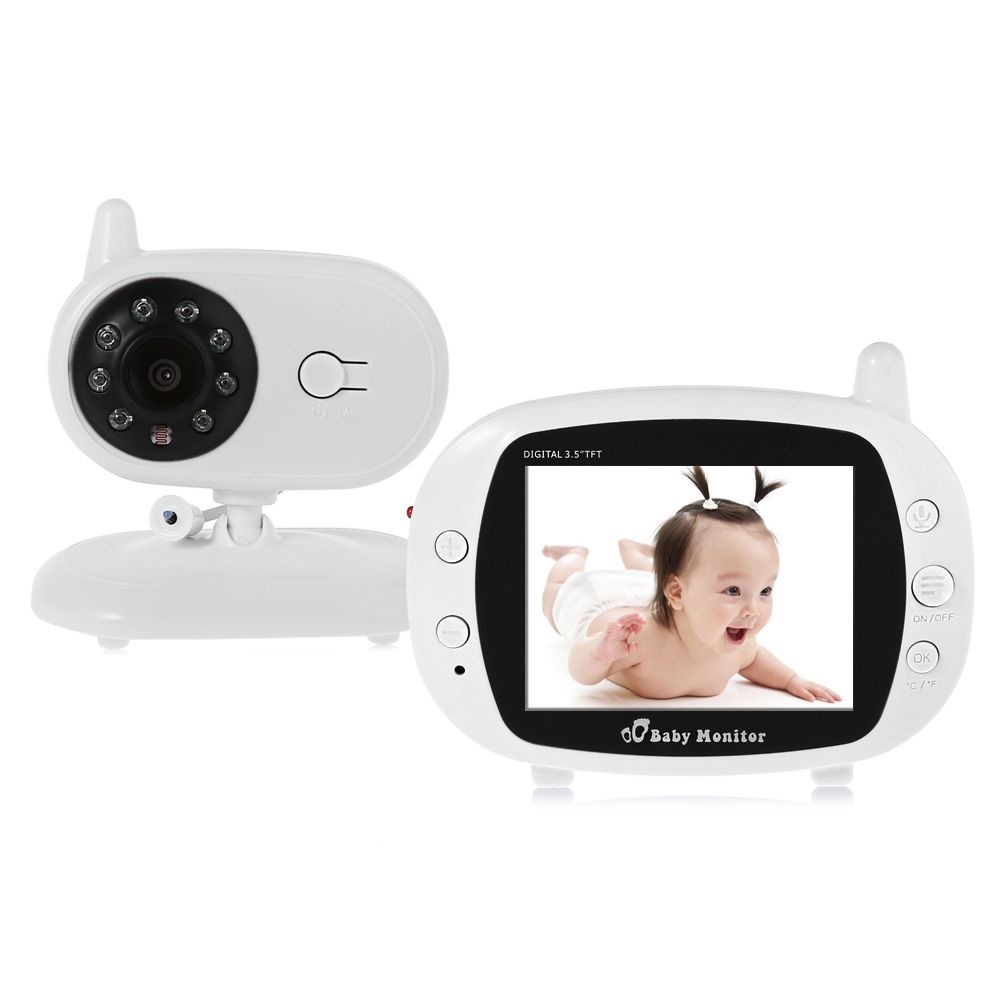 wireless digital video baby monitor 3.5 inch tft
