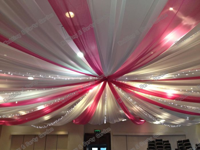 10m X 0 7m Piece Banquet Mediterranean Style Ceiling Drape Canopy