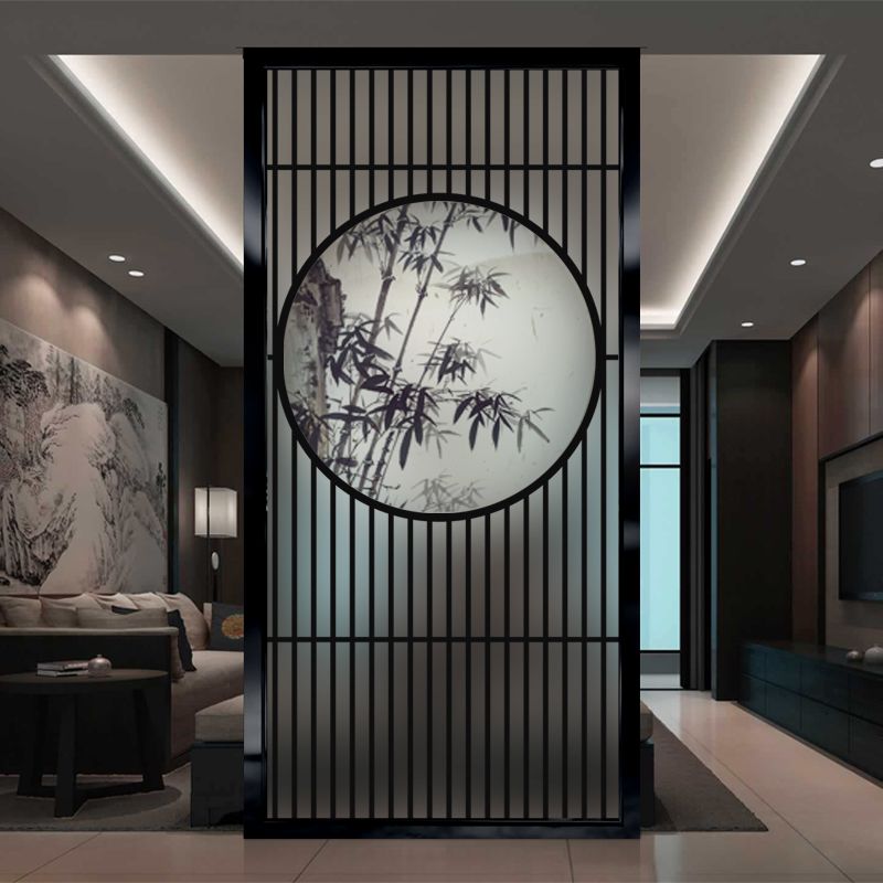 2019 Decorating Bedroom Art Glass Folding Screen Wall Partition Wall Two Sided Living Room Console Cabinet Grate Modern Movable From Ygx19900626