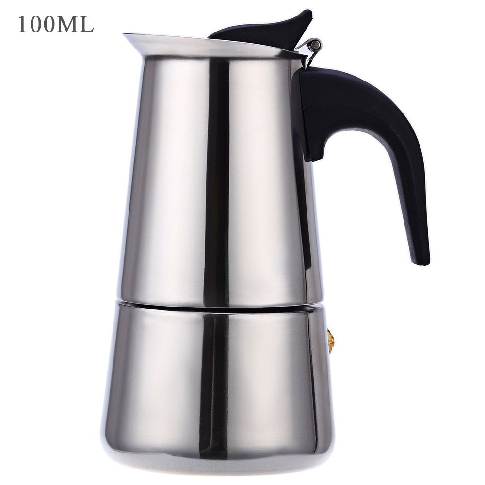 satin al paslanmaz celik moka kahve makinesi mocha espresso latte soba suzgec filtre cezve percolator araclari cafetiere kahve makinesi pot nb
