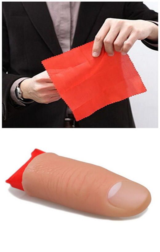 Magic Thumb Tip Trick Rubber Close Up Vanish Appearing Finger Trick Props