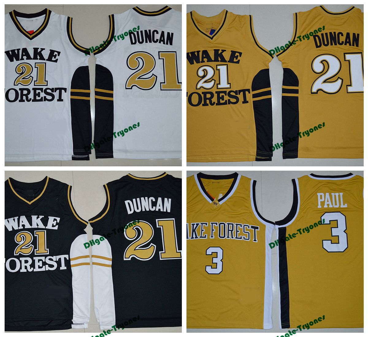 chris paul wake forest jersey