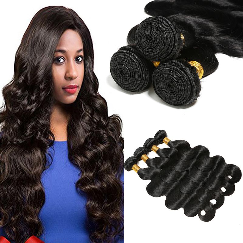 Factory Wholesale 8a Brazilian Human Hair Weave Malaysian Body