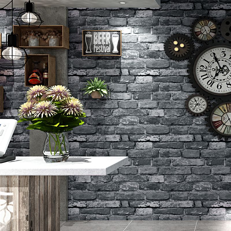 خمر براون رمادي الطوب ورق الحائط ديكور المنزل Wateroproof Pvc خلفيات لفة ل غرفة المعيشة الجدران جدارية Papel البنتا باريد 2021 من Windy Love 156 8ر س موبايل Dhgate