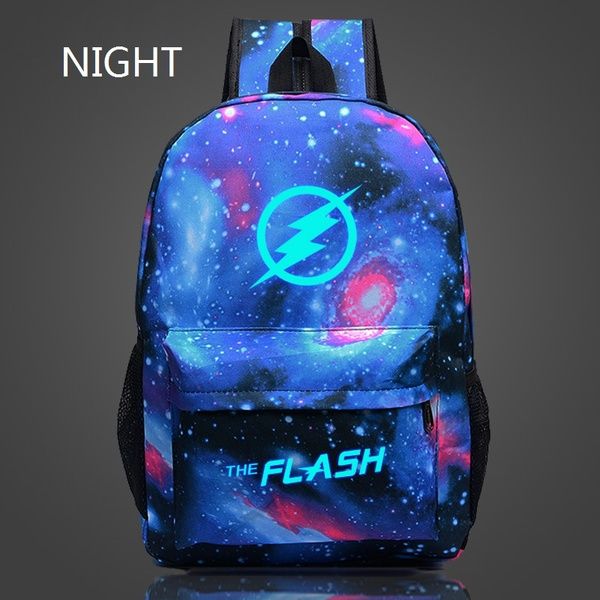 Compra The Flash Galaxy Mochila Luminosa Para Adolescentes, Niños, Niñas,  Mochilas Escolares The Flash Bag, Mochilas Escolares De Dibujos Animados,  Mochila De Viaje Barato | Entrega Rápida Y Calidad | Es.Dhgate