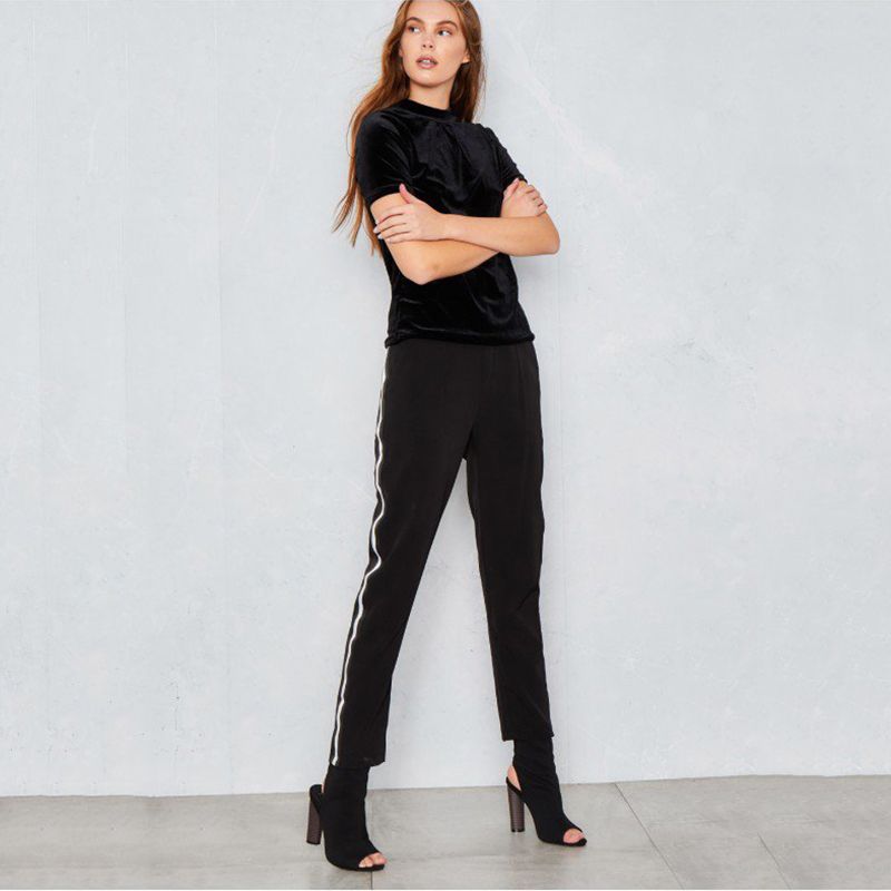 pantalon sport femme noir