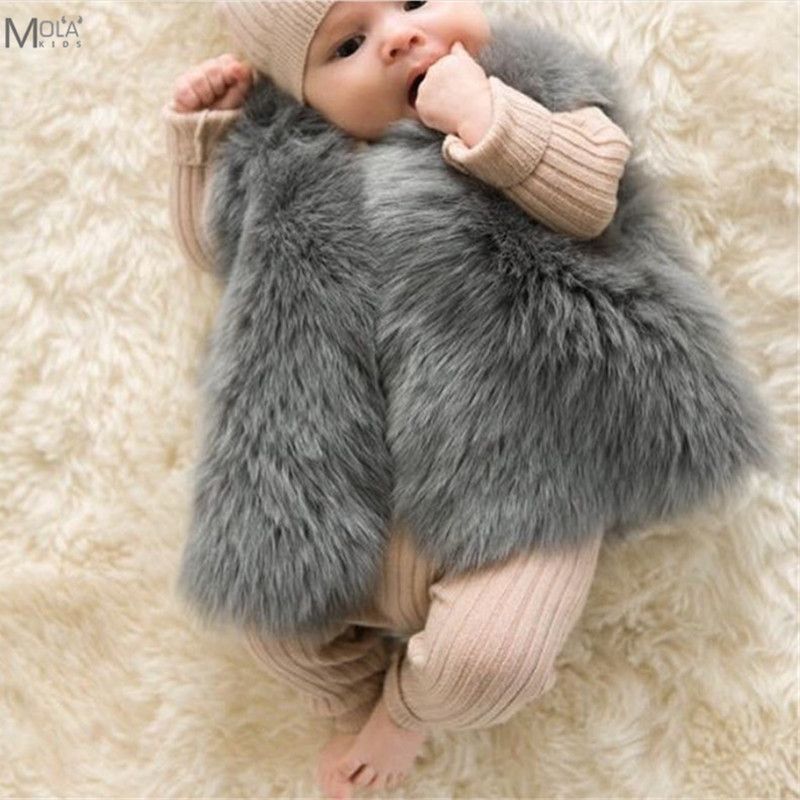 infant fur coat