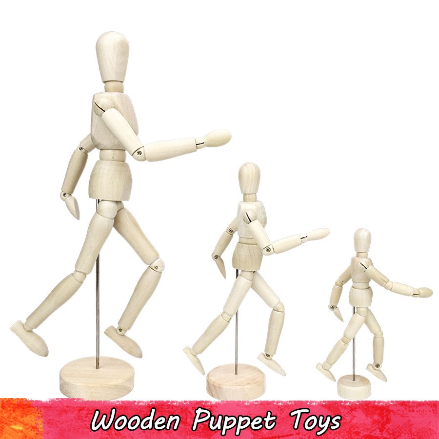 Compre Muñeco De Madera Figura De Acción Juguetes Para Niños Artista Maniquí Bosquejo Modelo De Pintura Para Estudiantes Regalos Creativos Home Shop Decoración A 3,26 € Del Qingtang2 | DHgate.Com