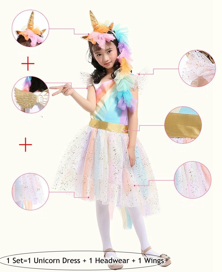 Download 2020 Unicorn Rainbow Girls Princess Tutu Dress Suits With 1 Free HD Wallpaper 2020 Unicorn Rainbow Girls Princess Tutu Dress Suits With 1 For Free