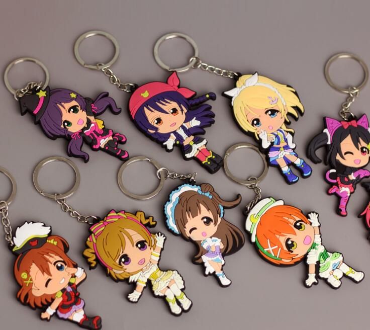 Love Live School Idol Project Acrylic Pendant Keychain Keyring Charm Clip Best Keychain Key Ring Holder From Helloben10 21 71 Dhgate Com