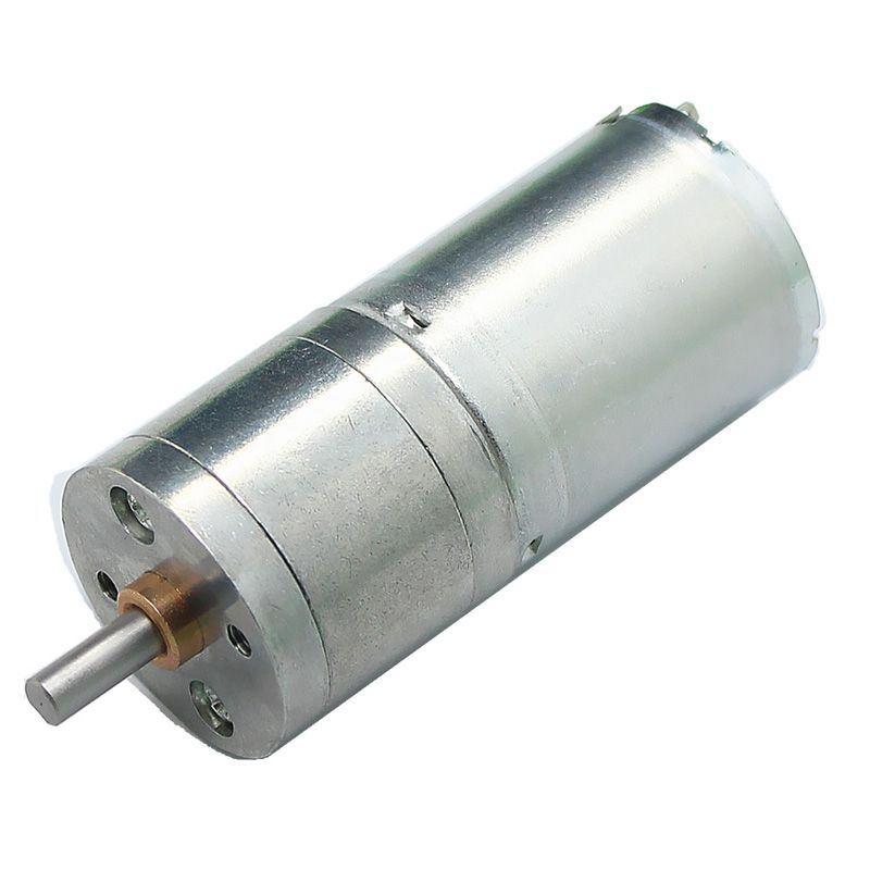 JGA25-370 DC Gear Motor - 12V 12RPM Low Speed High Torque, D-Shape Long Shaft For DIY Projects