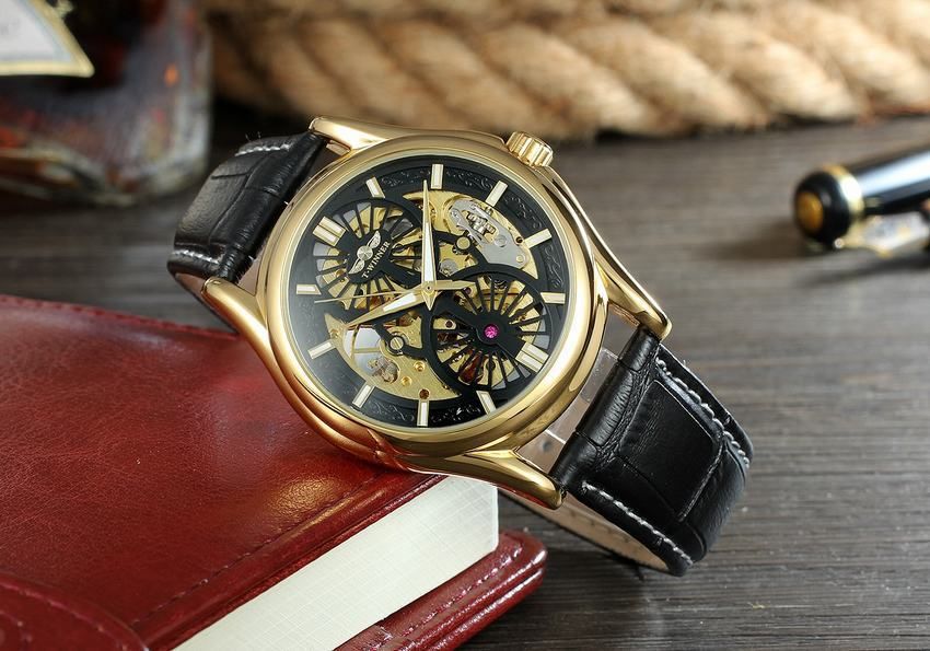 2021 Nieuwe Merken Winnaar Mode Zakelijke Horloges Klassieke Mannen Auto  Automatische Mechanische Horloge Automatische Ketting Holle Case Lederen  Armband Heren Van Hehe999, 22,56 € |DHgate