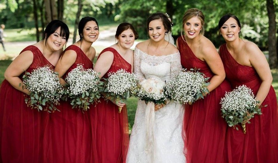 merlot bridesmaid dresses