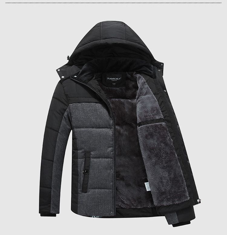 Compra Chaqueta Abrigada De Invierno De Marca Para Hombres Abrigos Con  Capucha Casual Abrigo Grueso Para Hombre Hombre Slim Casual Algodón  Acolchado Casual Cálido Barato | Entrega Rápida Y Calidad | Es.Dhgate
