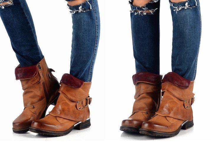 womens buckle ankle boots