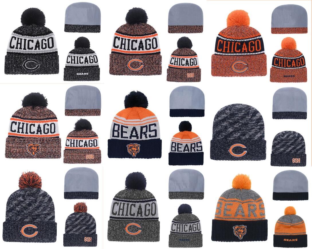 chicago bears knit hat