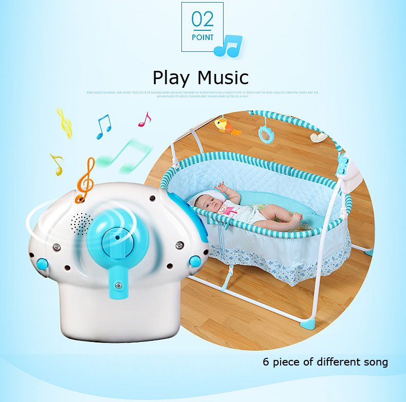 Best Quality Fashion Electric Baby Cradle, Smart Electric Infant Swing