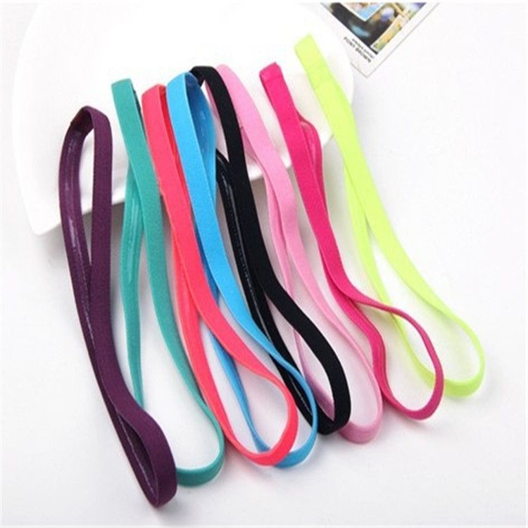 Satin Al Moda Kadin Erkek Yoga Erkek Futbol Saf Renk Ince Sac Bantlari Spor Bandi Kaymaz Elastik Kaucuk Sac Aksesuarlari T2c125 Tl5 13 Dhgate Comda