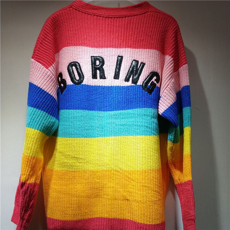lazy oaf rainbow jumper