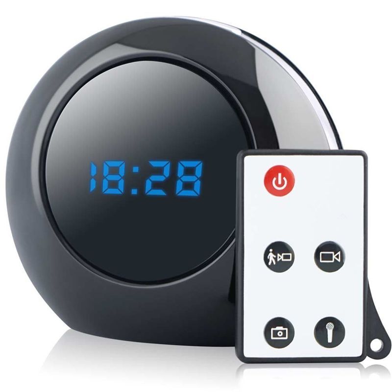 Multi Function Alarm Clock Cam 1280X960 Mini Clock Camera Video