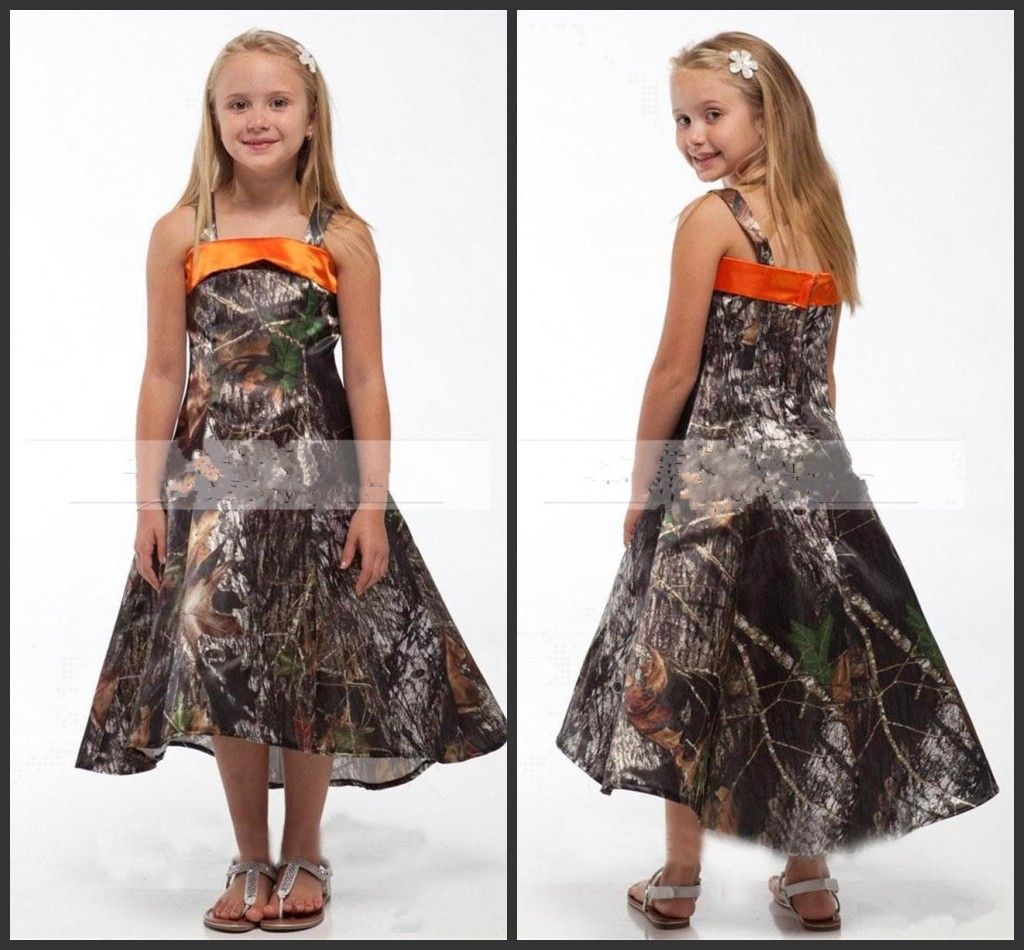 realtree camo flower girl dresses