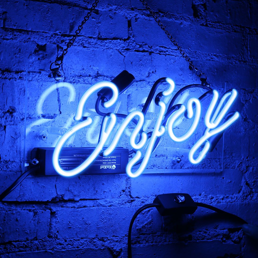 Compre Letrero De Neón Luz De Barra Disfrute De Letrero Luz De Vidrio