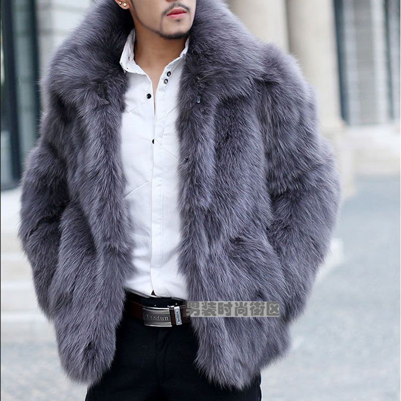 casaco de pele masculino