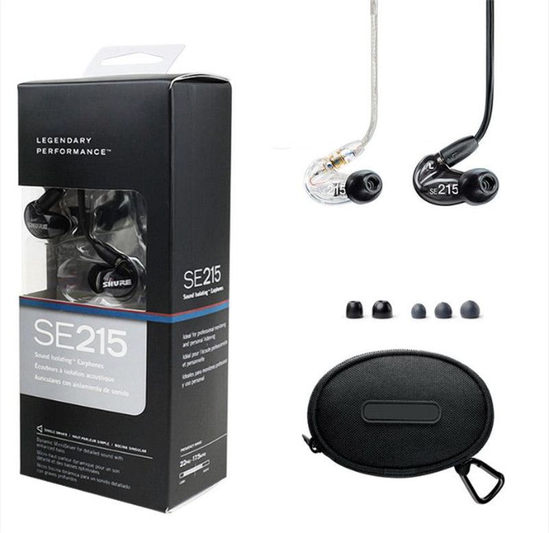 Compre Se215 Auriculares Version En Ingles Negro Claro Azul Auriculares Intrauditivos Auriculares Manos Libres Auriculares Calidad Superior A 18 21 Del Jinfeng620614 Dhgate Com