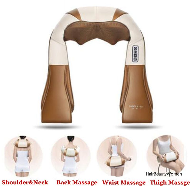 2021 Electric Massage Belt Heated Full Back Massager Shiatsu Neck