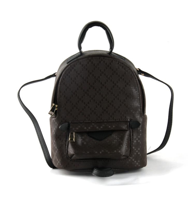 real leather mini backpack