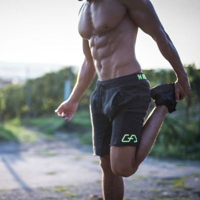 mens slim fit workout shorts