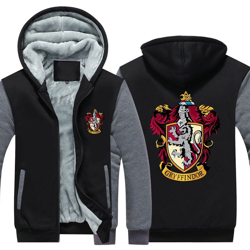 Compra Tamaño EE. UU. 2018 GRYFFINDOR Sudadera Con Capucha Abrigo De Harry  Potter Invierno Espesa Lana Con Cremallera Chaqueta Informal Súper Cálida  Sudadera EE. UU. EU Tamaño Más Tamaño Barato | Entrega