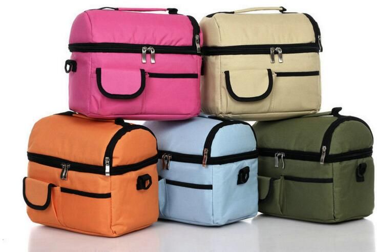 lunch bag with thermos holder