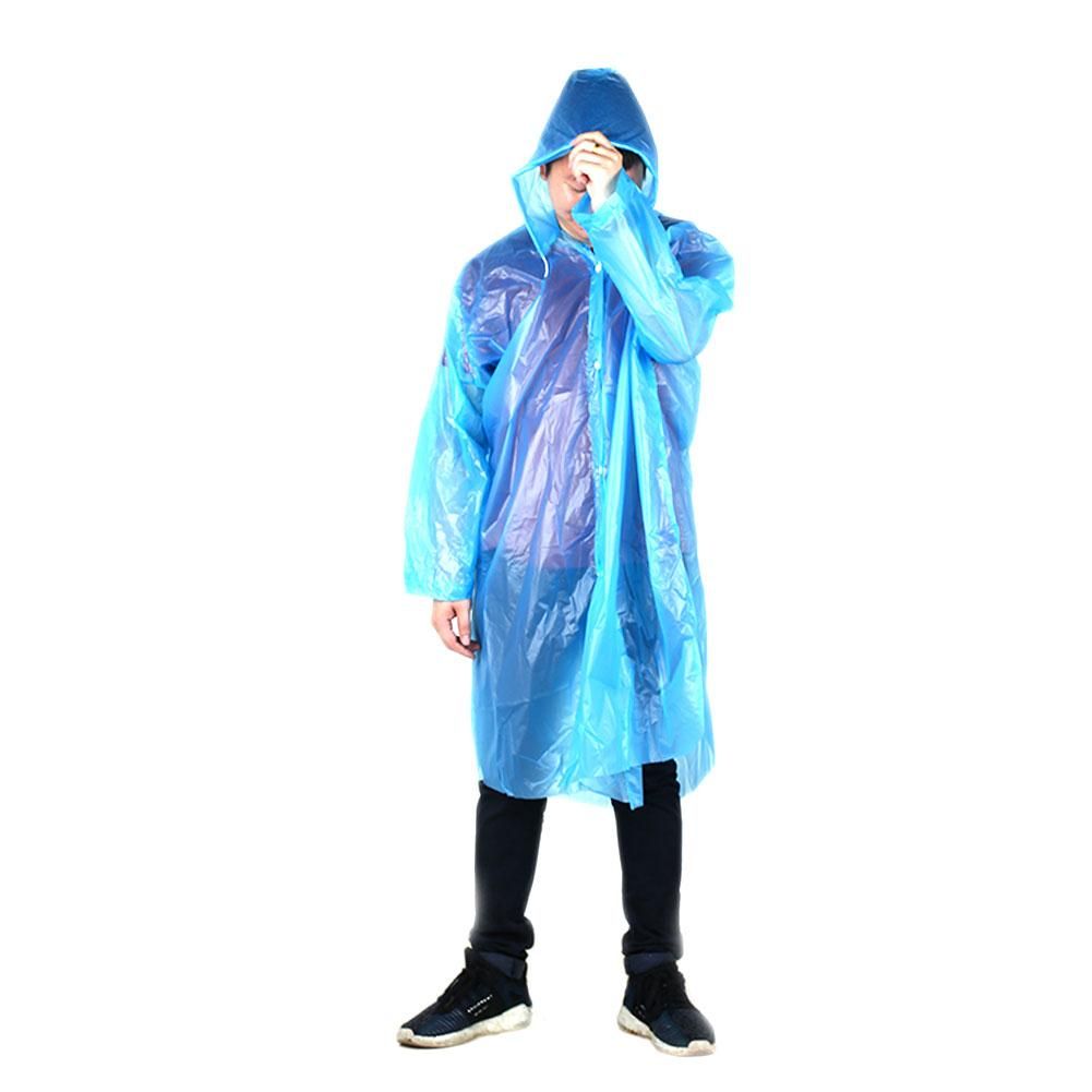 Regen Wandernder Polychromatischer Tragbarer Zubehör Regenmantel Haube Großhandel Pvc Notfall Kampierender Mantel Wegwerfponcho ul3TK51cJF