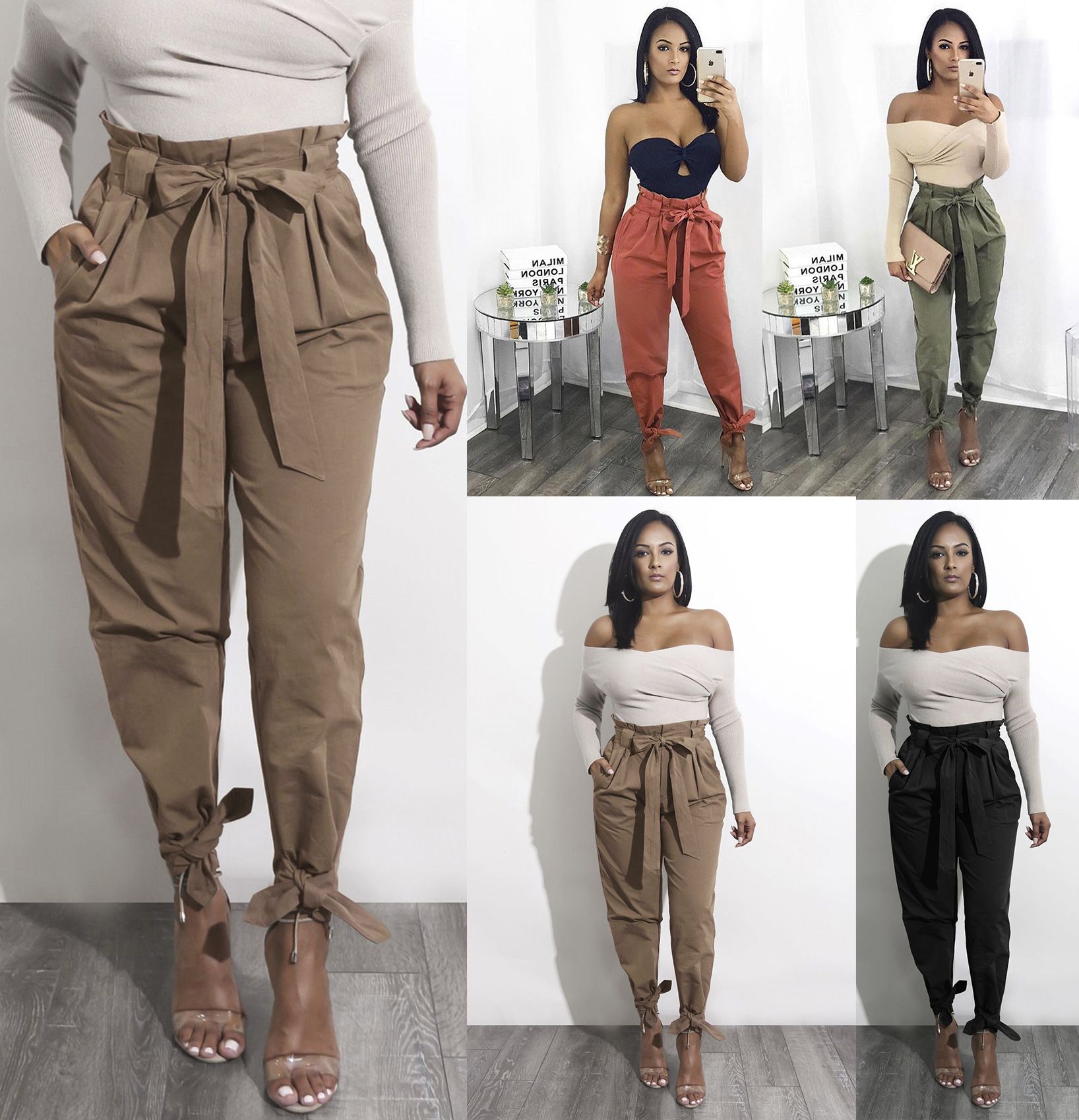 high waist summer pants