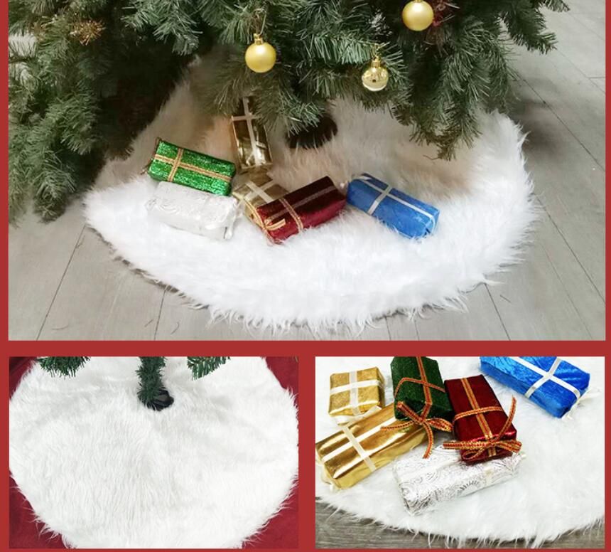 Acquista Gonna Dell Albero Di Peluche Di Natale Di 78cm Albero Di Albero Di Natale Dei Capelli Lunghi Bianco Puro Dell Albero Di Natale Del Centro Commerciale Dell Hotel Casa Decorazione Di Natale A 16 9