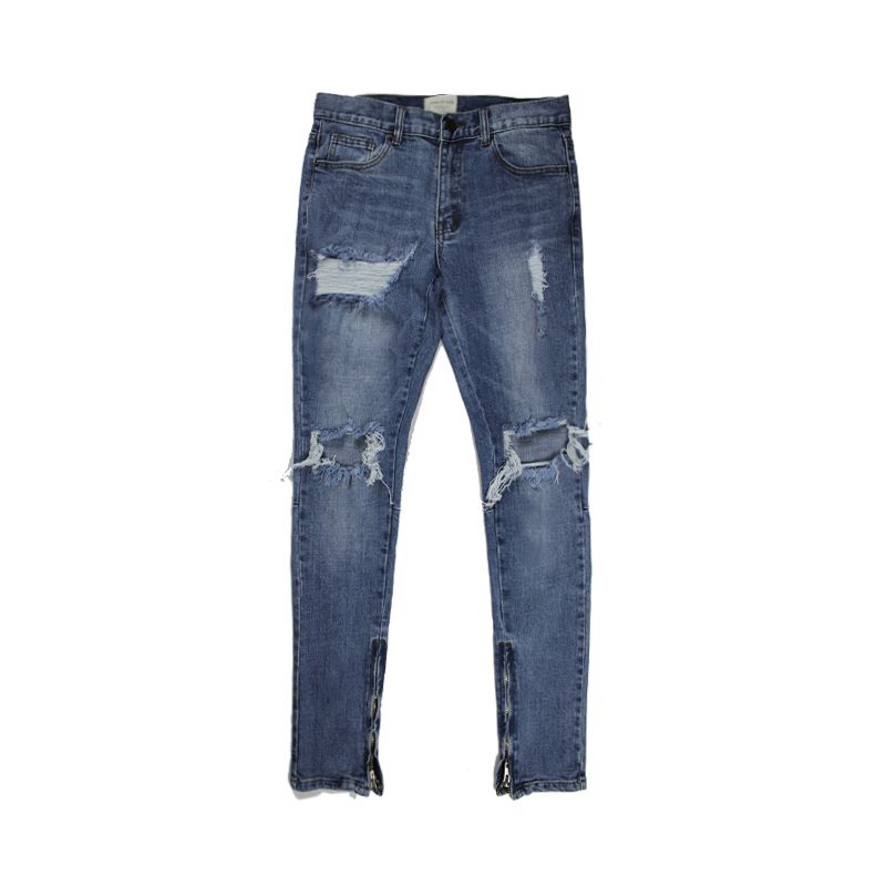 Großhandel 2018 NEW Kanye West Stiefel Jeans Herren Zerrissene Jeans Für Männer Unten Seite Reißverschluss Dünne Blaue 30 36 Von Pulchritude, $80.03 Großhandel 2018 NEW Kanye West Stiefel Jeans Herren Zerrissene Jeans Für Männer Unten Seite Reißverschluss Dünne Blaue 30 36 Von Pulchritude, $80.03