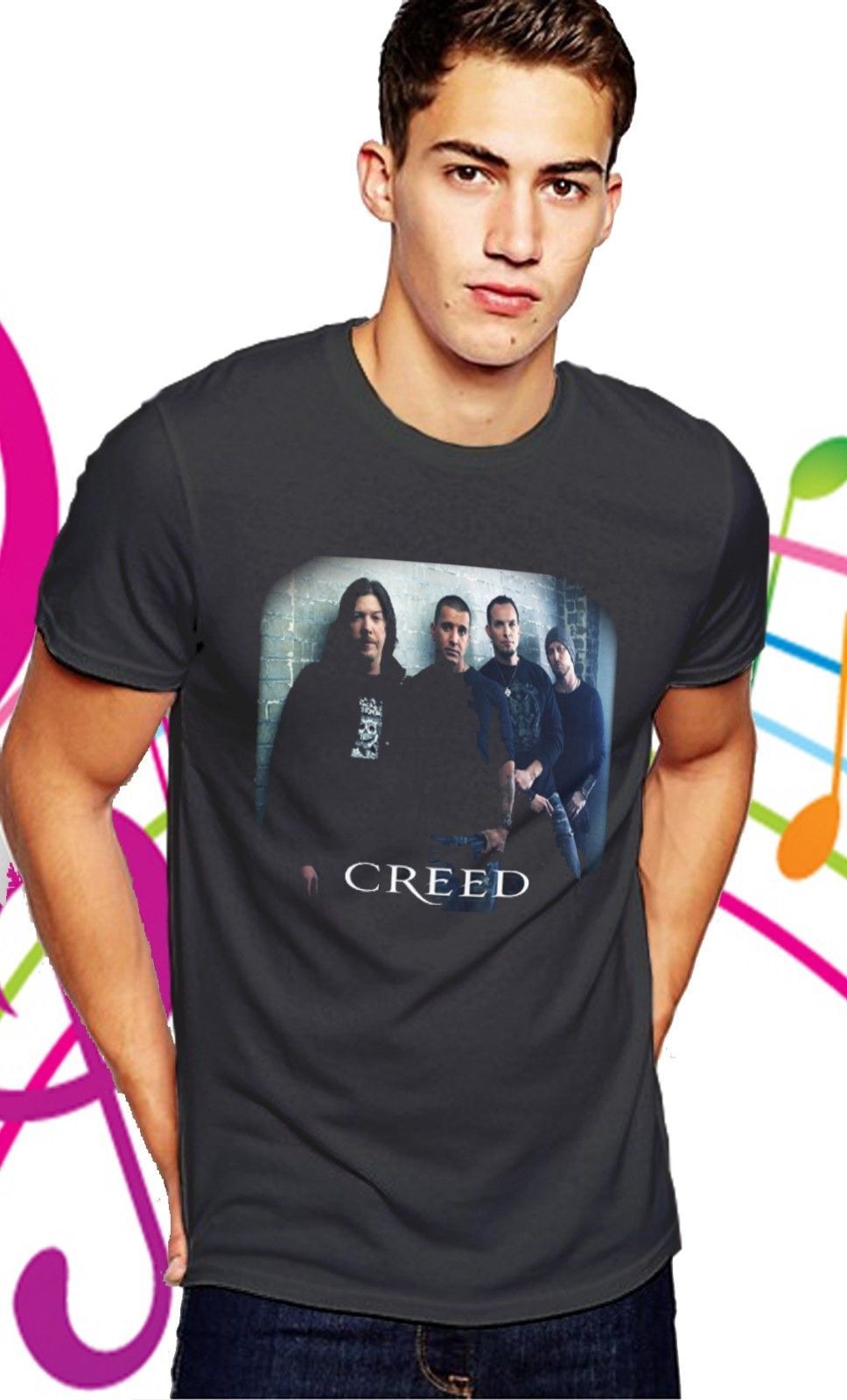 creed t shirt band
