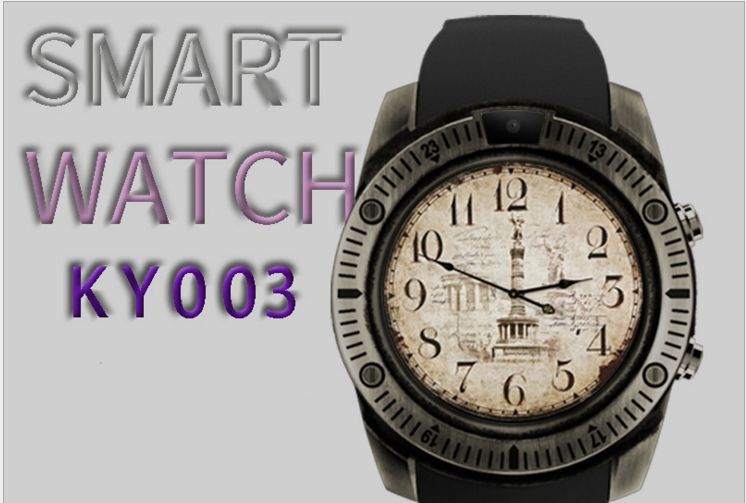 round smartwatch with camera