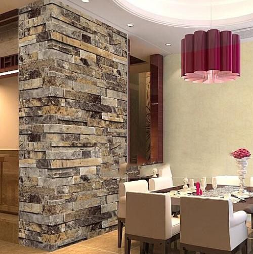 Stone Brick 3d Wallpaper Bedroom Living Room Background Wall Vinyl Retro Wall Paper Roll Rustic Faux Stone Wallpapers Wallpaper And Images Wallpaper