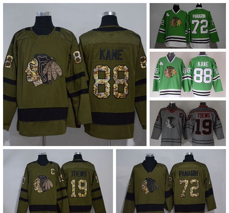 blackhawks army jersey