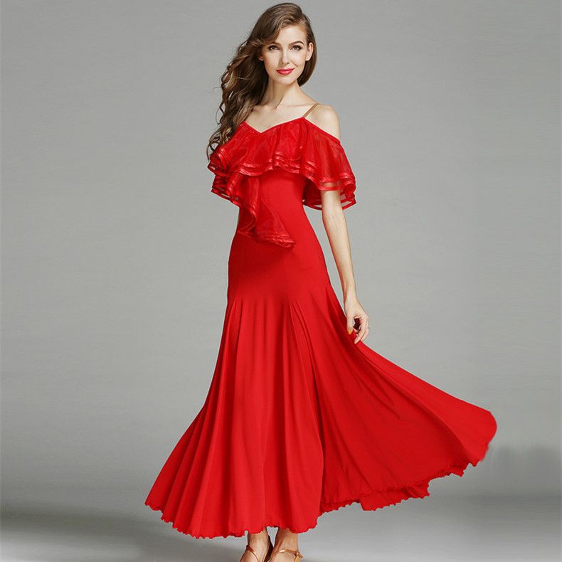 Red flamenco style dress Clearance